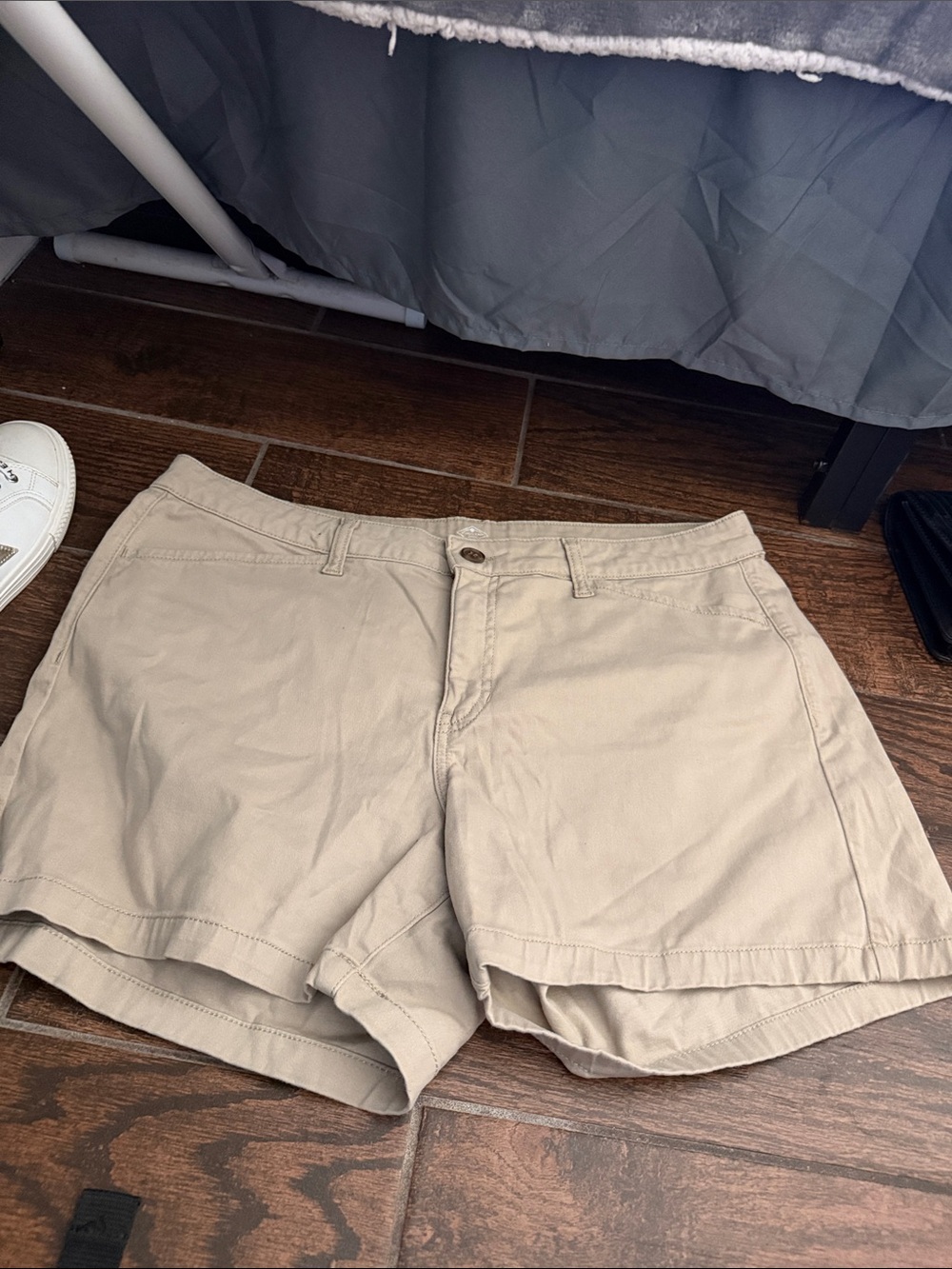 St. John's Bay Beige/Tan Cotton Casual Shorts